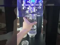 Кофейные чашки напитка герметизируя машину запечатывания бутылки любимца машины 250ml 500ml video