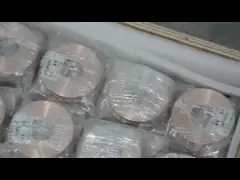 Высокий лист сплава меди вольфрама проводимости вокруг заварки сопротивления video