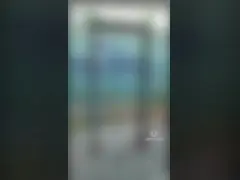 Множественный металлоискатель дверной рамы размера, прогулка через металлоискатель для правительственного учреждения video