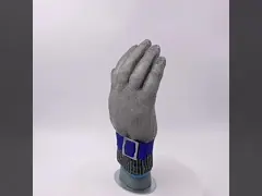 SS316 Wire  Class 5 Cut Resistant Protective Work Gloves Polyethylene Fibers