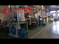45KW машина Pulverizer утиля PVC 600 kG/H с лопатками ротора video