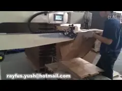 Деятельность косого двойного штапеля машины ручной коробки коробки педали шить легкая video