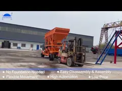 Регулятор PLC завода готового смешивания черни 50M3/H YHZM50 конкретный video