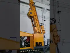 Буровая установка исследования двигателя дизеля Cummins снаряжения пустотелого сверла 154kw быстрой скорости полностью гидравлическая video