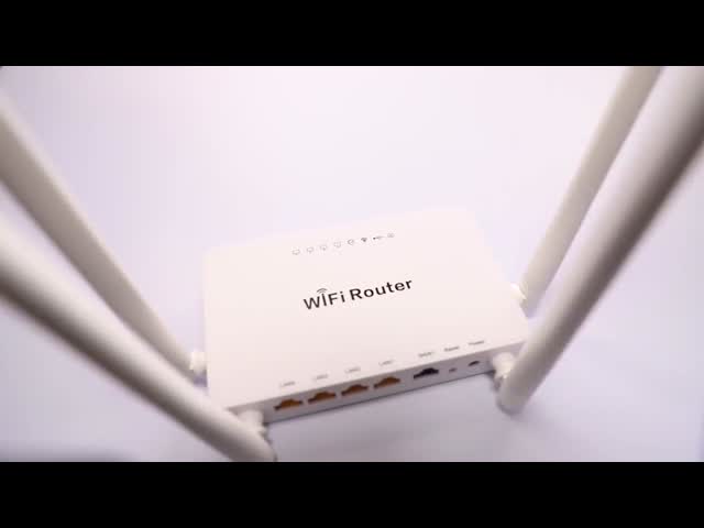 4 router sem fio 2.4G Wifi da casa das antenas 802.11N 300Mbps