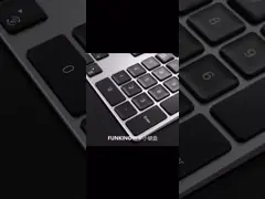 Клавиатура беспроводной кнопочной панели кода Pin Bluetooth 3,0 численная с 7 освещает контржурным светом video