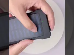 Солнечный загрузочный люк 5V 2.4A USB 2 вывел наружу портативный банк силы PBS5 video