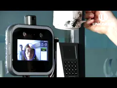 Машина посещаемости управления доступом IP54 20W SUS304 с функцией температуры video
