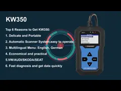 Возврат масла EBP воздушной подушки ABS двигателя поддержки инструмента блока развертки системы новой модели Konnwei полный video