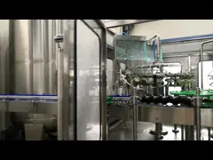 Оборудование автоматического вина пива машины завалки 3000kg силы тяжести напитка соды сока покрывая video