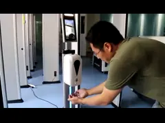 Система управления доступом замка блока развертки температуры тела термометра распознавания лиц дизайна УНИКСКАН новая с датчиком инфракрасн video