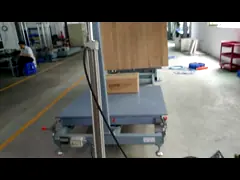 Машина удара уклона пакета испытывая со стандартами теста встречи ISTA полезной нагрузки 300kg video