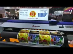 На открытом воздухе печатная машина рекламы прокладчика Skycolor с 2 головами video