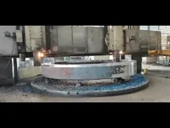 Части 42CrMo роторной печи запасные цементируют сталь отливки большого диаметра покрышки роторной печи video