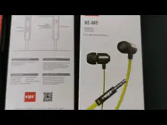 Отменять шума 98dB умного дистанционного управления стерео связал проволокой Earbuds video