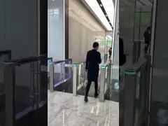 900mm Width RS485 Optical Swing turnstile For Hotels Gyms wit Brushless Control System