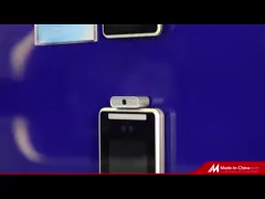 Binocular Camera 8 Inch Face Recognition Thermometer Terminal For Office Building