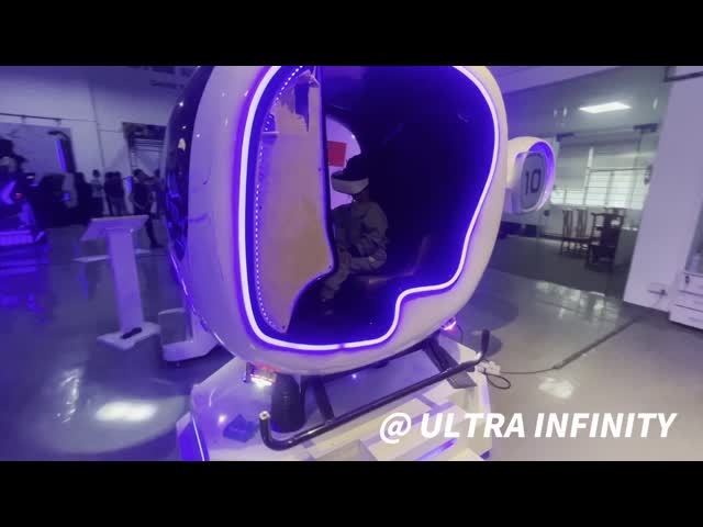 Машина летая игр самолета воздушных судн 9d VR арены летного тренажера VR полностью видео