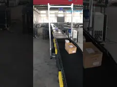 Транспортер сортировщицы пояса креста почты пакета для поясов ведра модульных video