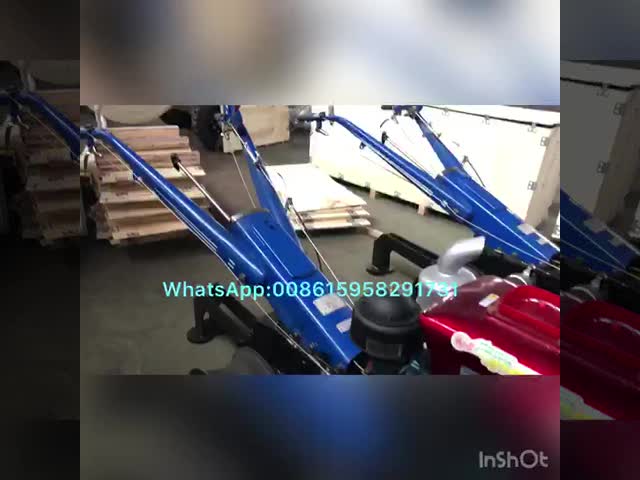 Walking tractor winch applied in the tower transmission line