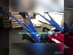 Walking tractor winch applied in the tower transmission line