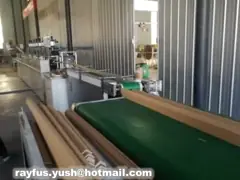 Бумажная труба бумаги углового протектора делая машиной высокоскоростной режа пробивая блок опционный video