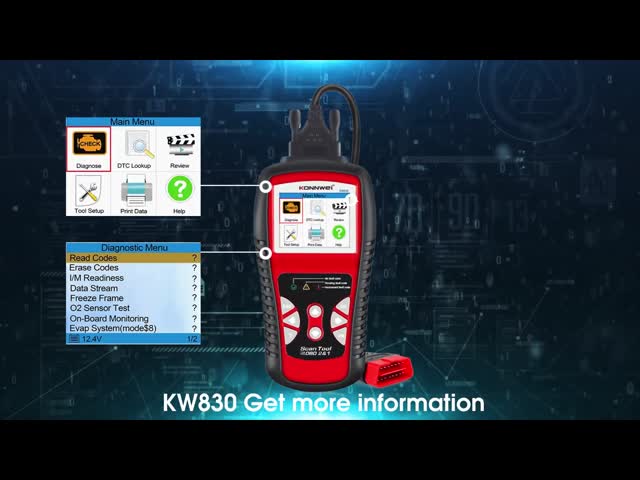 инструмент 2021 блока развертки автомобиля умного автомобиля версии диагностический для всех автомобилей OBD2 EOBD после 1996 видео
