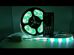 Multi Colours Color Changing Led Ribbon Lights SMD 5050 RGB+W 60 LEDS CE Rohs Approval