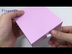 Wholesale custom printing rigid sliding out drawer packaging pink paper box
