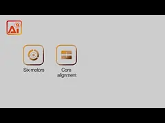 Оптическое волокно моторов Signalfire AI 9 6 оборудует оптически соединяя машину video