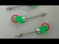 Всеобщие небольшие колеса рицинуса для стеклянного стекла таблицы машины нагружая video