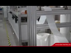 Компактный 300m/min шинопровод Mylar формируя машину для формы Mylar video