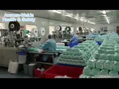 Одобрённая CE MDR/ISO13485 одноразовая хирургическая маска для лица с галстуком для больницы video