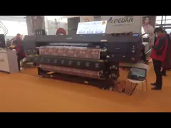 крен сублимации формата 1.9m 2.6m широкий для того чтобы свернуть принтер ткани с чернилами сублимации video