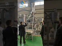 Точильщик муки стручков Кароб Пульверизер мельницы Пин машины дробилки порошка корня травы video