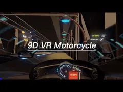 мотоцикл 9D VR участвуя в гонке UL машины игры имитатора одобрил video