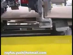 Two Piece Carton Box Stitching Machine Servo Control High Speed Double Staple