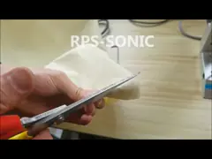 резец 35Khz 40Khz ультразвуковой для разделочного стола ткани ролика слепого video