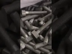 Специализированный T-головой болт Материал 4.8 горяче-погруженный оцинкованный video