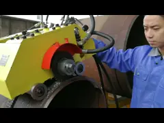 Резец перемещения для резца & скашивать трубы большого диаметра, портативная машина трубы Climbling video