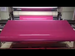 Фольга точки пинка голографическая горячая штемпелюя для коробок вина личной заботы опубликовывая video