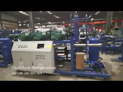 High Efficiency HSN Refrigeration Compressor Unit For -35degC-40degC