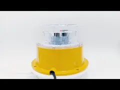 White Flashing 20W 3500cd Heliport Beacon Light Anti UV