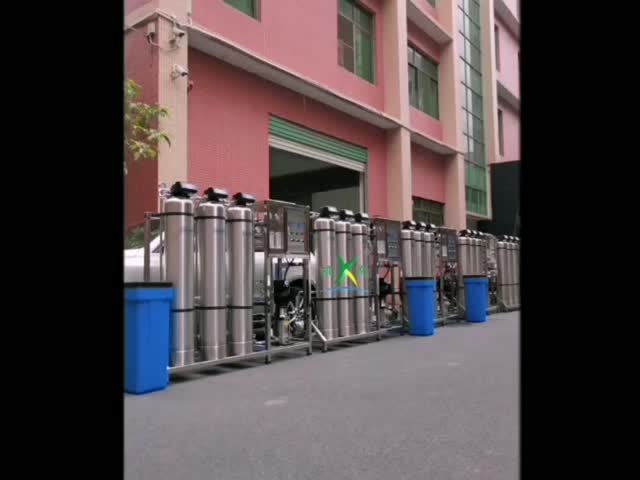 Система фильтра умягчителя воды завода машины водоочистки Ro 500LPH SS промышленная видео