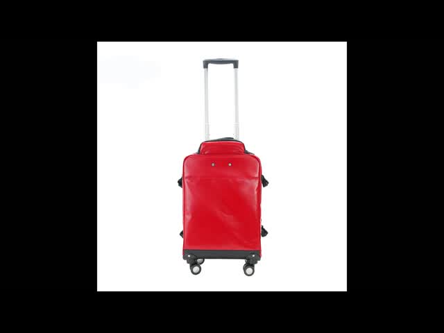 300D 4 Spinner Wheels Waterproof Carry On Luggage Bag