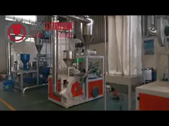 Pulverizer LDPE LLDPE Rotomoulding пластиковый с лезвиями диска SKD-11 video