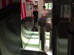 Ворота барьера щитка управления доступом отпечатка пальцев с шириной 1200мм проходя video