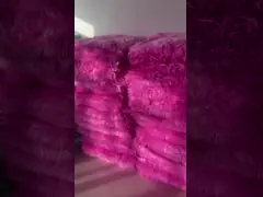 Светлый - голубой супер мягкий половик меха Faux плюша половиков зоны полиэстера 90x150cm video