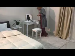 Грузить от ящиков таблицы 2 макияжа MDF склад-благородного европейского стиля США белых твердых деревянных video