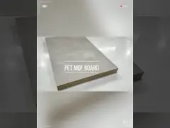 Deep embossed PET MDF